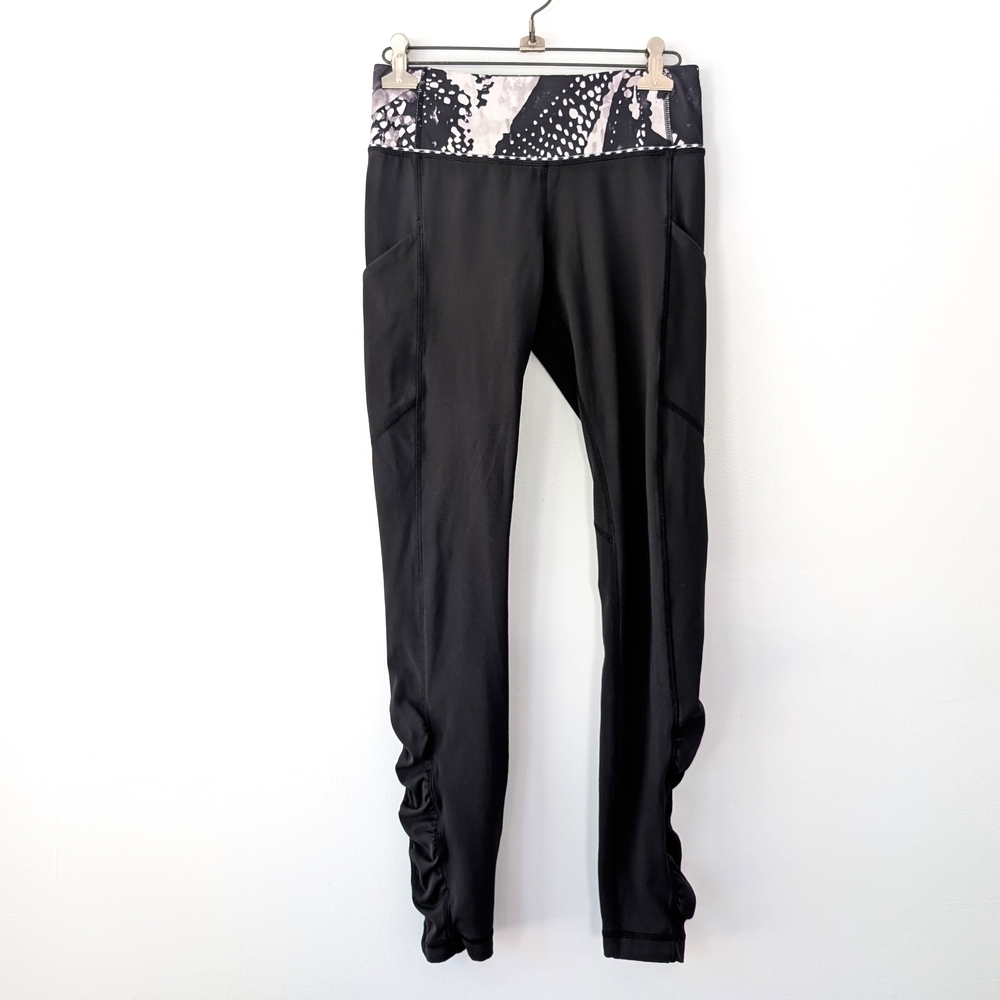 Lululemon Speed Tight *Cozy Leggings with ruched legs in size 4